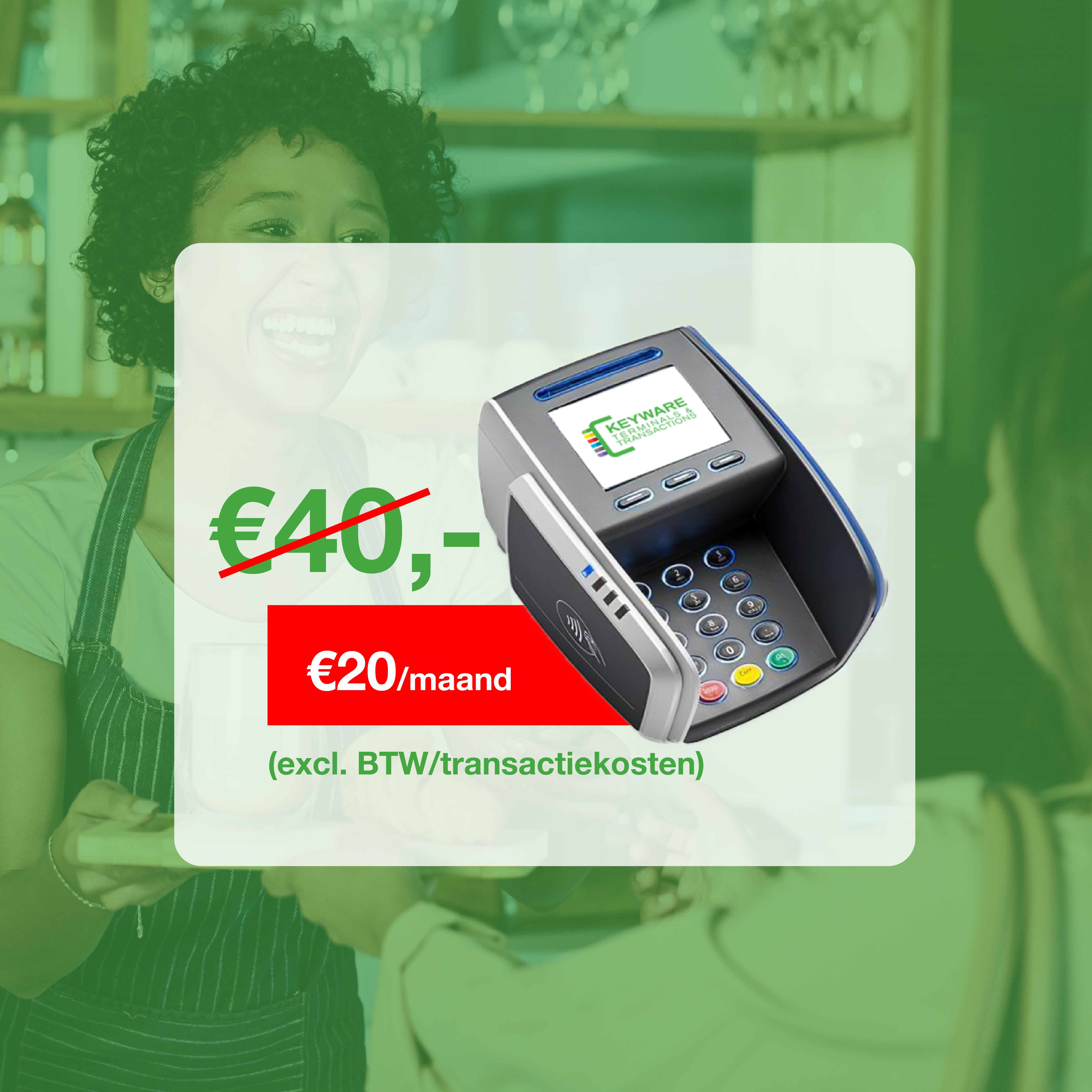 50 % de réduction sur votre terminal